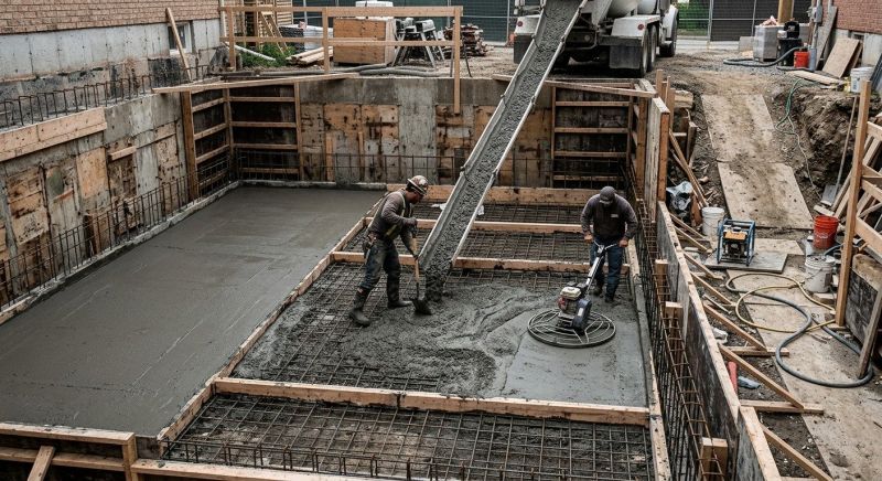 Basement Concrete Installation in Brick, NJ