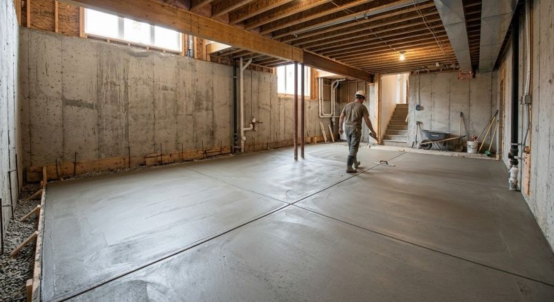 Basement Concrete Installation in Green Village, NJ