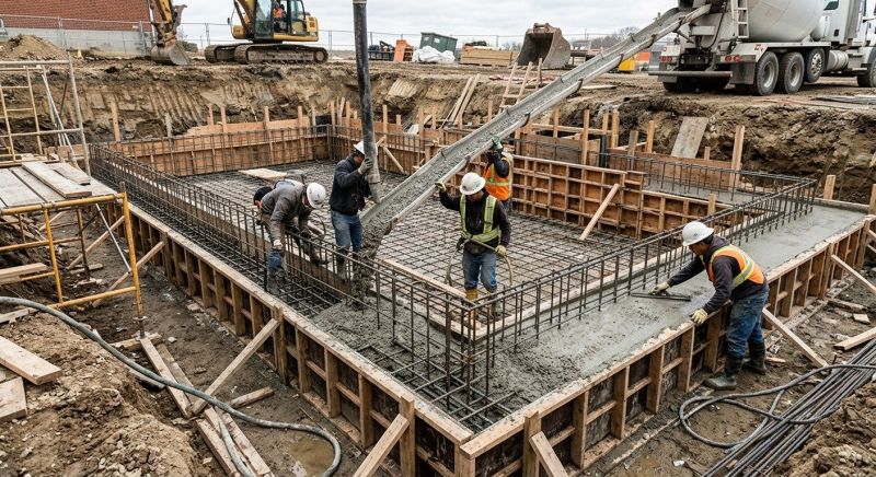 Basement Concrete Installation in Long Branch, NJ