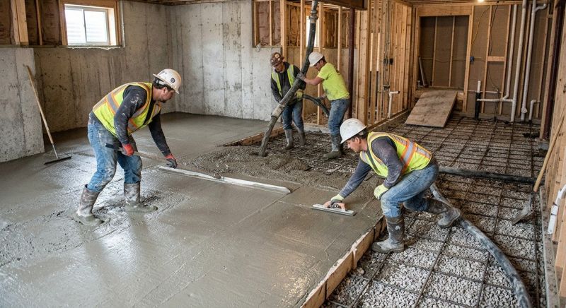 Basement Concrete Pouring in Old Bridge, NJ