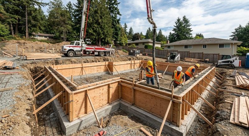 Cement Foundation Installation in Old Bridge, NJ