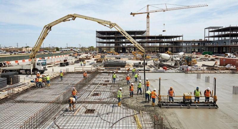 Commercial Slab Construction in Old Bridge, NJ