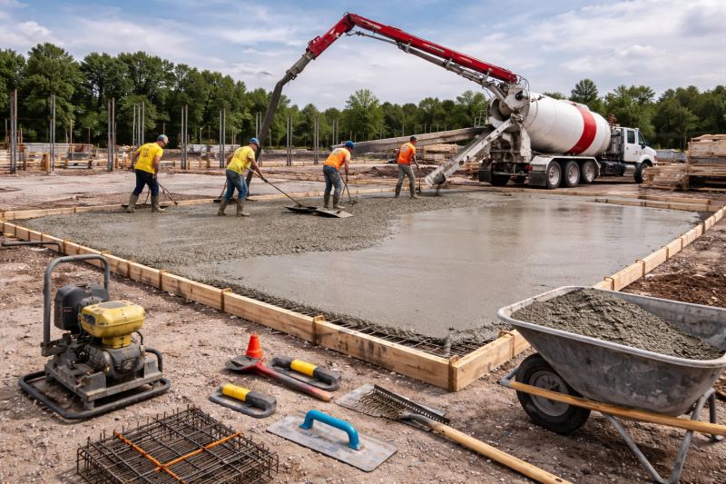 Commercial Slab Construction in Metuchen, NJ