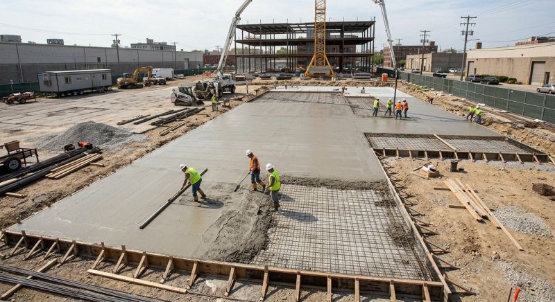 Commercial Slab Installation in Brick, NJ