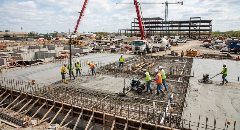 Commercial Slab Installation in Edison, NJ