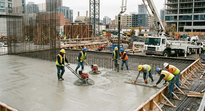 Commercial Slab Installation in Mercer County, NJ