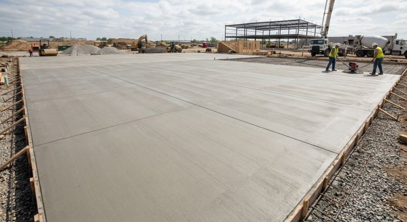 Commercial Slab Installation in Warren, NJ