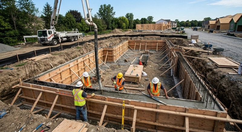 Concrete Foundation Installation in Asbury Park, NJ