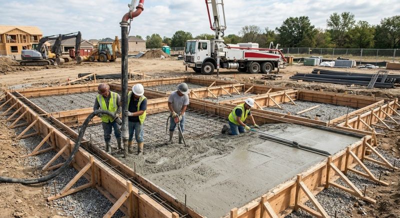 Foundation Wall Pouring in Lakewood, NJ
